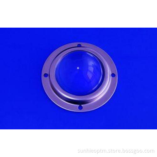 Reflect Glass Lens , Led Street Light Components With High